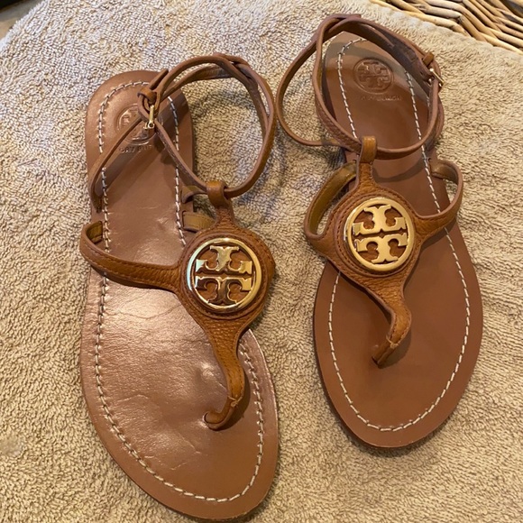 Tory Burch sandals. Ankle straps. Barely worn! - Picture 1 of 3
